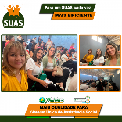 Secretária e colaboradoras participam de encontro do SUAS em Salinas.