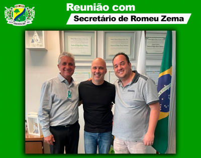 Prefeito Wagner Antunes reuniu-se com Gustavo Valadares, deputado e secretário do govenador Romeu Zema.