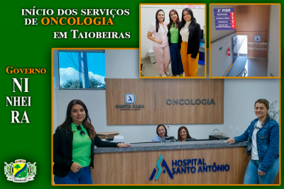 Pacientes de Ninheira poderão a partir de agora usufruir dos serviços de oncologia em Taiobeiras.