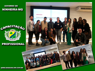 Profissionais da Prefeitura de Ninheira participam de oficina de capacitação em Belo Horizonte